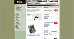 Desktop Screenshot of nordisktflugfiske.se